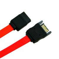 50cm SATA 7pin Male to Female M/F SATA II hard disk data Extension Cable red