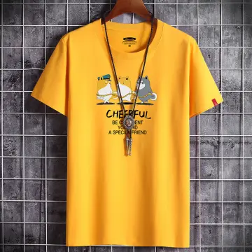 mens t shirts yellow