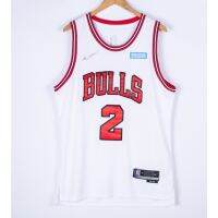 Hot Newest Top-quality New arrival 2022 2023 Newest shot goods Most popular 22/23 Top quality Ready Stock High quality 2022 new season 75th anniversary mens Chicago Bulls 2 Lonzo Ball white embroidery basketball jerseys jersey