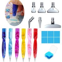 5D Resin Diamond Painting Pens Point Drill Pen Tool Anti-Slip DIY Diamond Painting Mat Cross Stitch Embroidery Craft Accessories