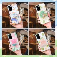 Original cartoon Phone Case For Huawei P40 Silicone Fashion Design glisten phone stand holder drift sand Cartoon Cute