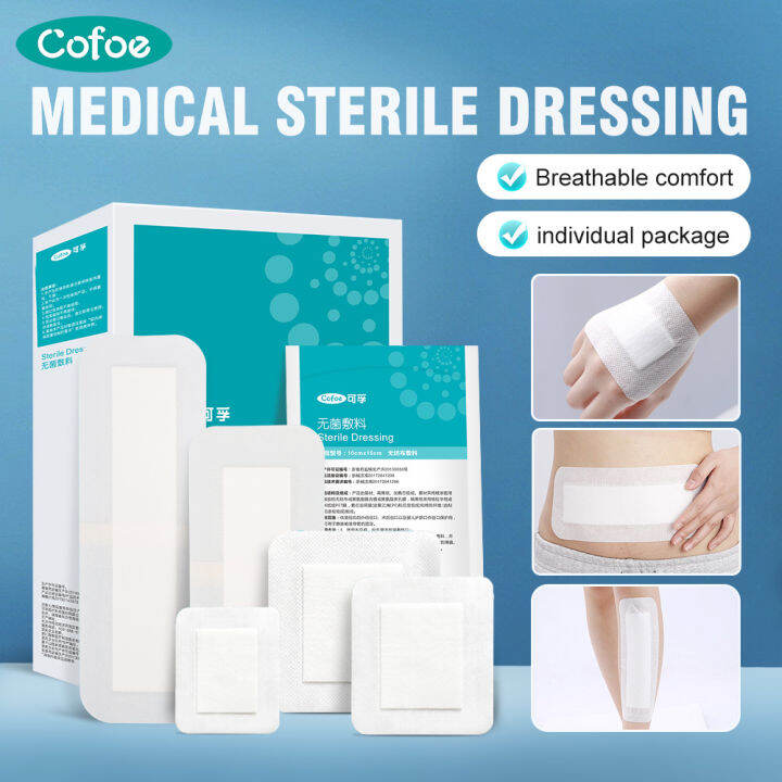 Cofoe Medical Sterile Wound Dressing Patch Breathable Cotton Dressing