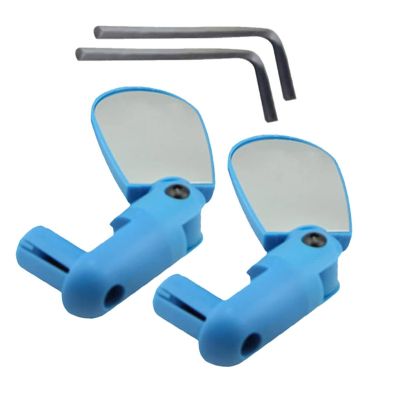 ：“{—— 1Pair Bike Rearview Mirror Bicycle Accessories Cycling Road Mountain Bike Handlebar Wide Angle Rear 360 Rotate View Mirrors
