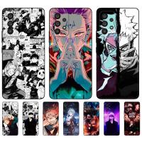 For Samsung Galaxy A23 4G LTE A33 A53 A73 4G 5G Case Soft Silicon Phone Case black tpu case Anime Jujutsu Kaisen