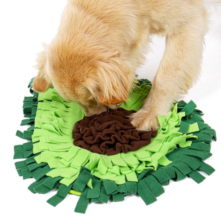 pets-baby-สัตว์เลี้ยงป้อนช้าของเล่นสุนัข-snuffle-เสื่อดมกลิ่น-pad-ผ้าห่ม-iq-จับเหยื่อทักษะการฝึกอบรมให้อาหารเสื่อ-cattrainingtoy
