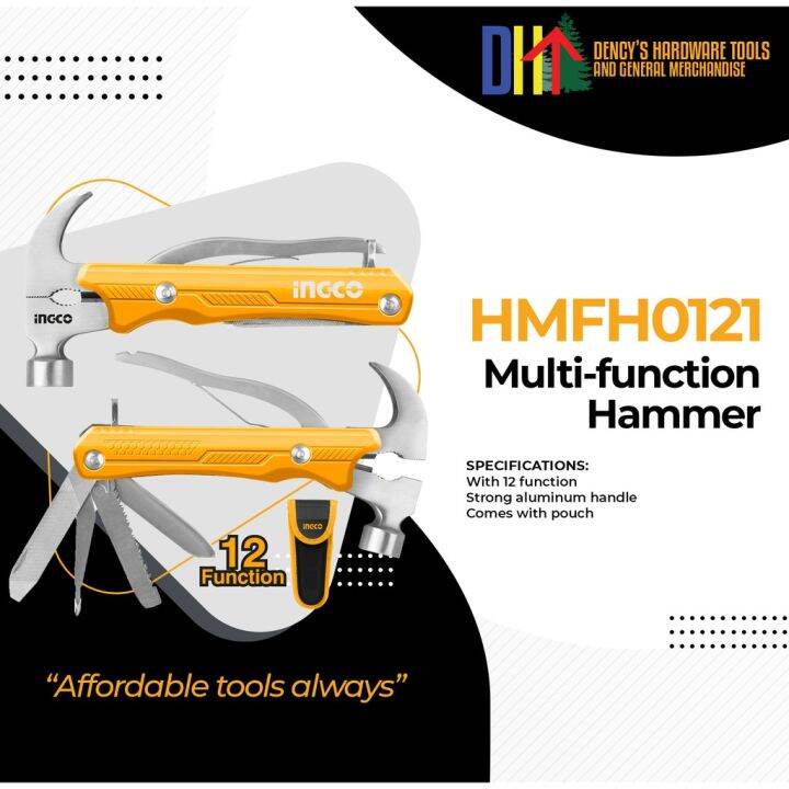 Ingco HMFH0121 Multifunction Hammer •DENCY'S• Lazada PH