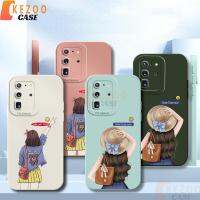 Magic Eye Samsung Galaxy S20 FE Lite S20 + Ultra Plus เคสโทรศัพท์ปลอกฟรีสาวกล้องป้องกันเต็มรูปแบบซิลิโคนเหลวนุ่ม TPU ฝาครอบกันกระแทก106