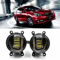 3 IN 1 Functions Auto LED DRL Daytime Running Light Car Projector Fog Lamp with yellow signal For Subaru Legacy GT 2013 2016