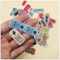 ✒ 78Pcs/Pack Vintage Ticket Label Tags Sticker DIY Craft Scrapbooking Album Junk Journal Happy Planner Decorative Stickers