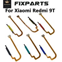 สำหรับ Xiaomi Redmi 9T ปุ่มเซ็นเซอร์ลายนิ้วมือสายเคเบิ้ลหลักเครื่องสแกน ID สัมผัส J19S M2010J19SG นิ้ว M2010J19SY