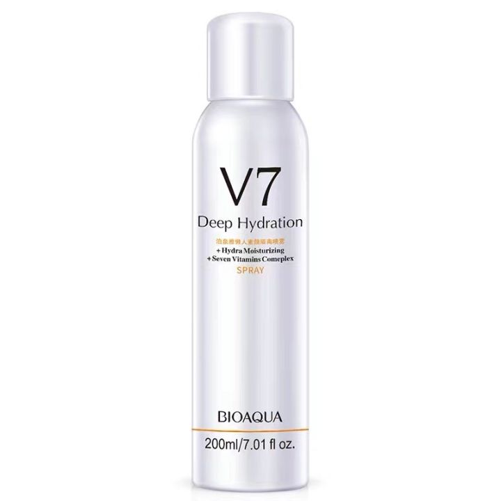 rock-me-mall-bioaqua-v7-deep-hydration-200ml-1-ชิ้น-ครีมทาผิวขาว-สเปรย์ฉีดหน้า-ครีมพอกผิวขาว-บำรุงผิว-สเปรย์ปรับสีผิว-พร้อมส่ง