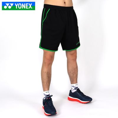 YONEX Yonex ชุดกีฬาแบดมินตันกางเกงขาสั้นของแท้สำหรับสำหรับทั้งหญิงและชายกีฬาแบบแห้งเร็ว120121ฤดูใบไม้ผลิและฤดูร้อน