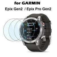 3PCS Smart Watch Screen Protector for Garmin Epix Gen 2 Tempered Glass Anti Scratch Protective Film for Epix Pro Gen2 51mm 47mm