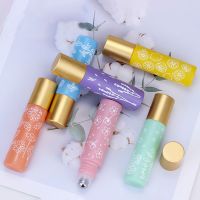 【CC】卐  6X 12X 10ML Glass Roll Bottle for Perfume Aromatherapy Oils Refillable NEW