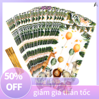 ?【HOT SALE】MUXI ถุงขนมคุกกี้รูปสัตว์ในป่าถุงของขวัญสำหรับงานเลี้ยงวันเกิดธีมซาฟารี50ชิ้น