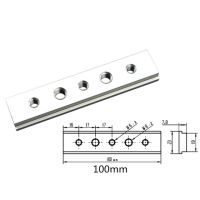 ตัวเลื่อนสล็อตราวเลื่อนอลูมิเนียม M6/M8ตัวน็อตสล็อต T สำหรับ30/45ประเภท T-Track จิ๊กสล็อตสกรูเครื่องมืองานไม้ตัวยึด