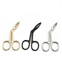 【cw】 Elbow Eyebrow Pliers Clip Scissors Straight Pointed Plucking Makeup Tools