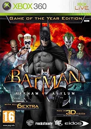 BATMAN ARKHAM ASYLUM Game of the Year Edition, XBOX 360 Game, XBOX 360  Games, Mint Condition, HEGEY, Game Stop | Lazada PH