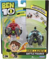 Ben 10 Omni Launcher Battle Figures Refill - Heatblast &amp; XLR8