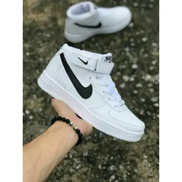 White Nike Air Force 1 Shoes, Size: 41-45