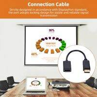 DP Male To Female Cable DP to HDMI-compatible Signal Converter 20pin 10.8Gbps No External Power Supply Required for Computer Cables