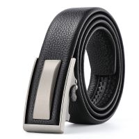 Wear mens automatic buckle belt leather fashion youth fashion contracted business buckle belts in male