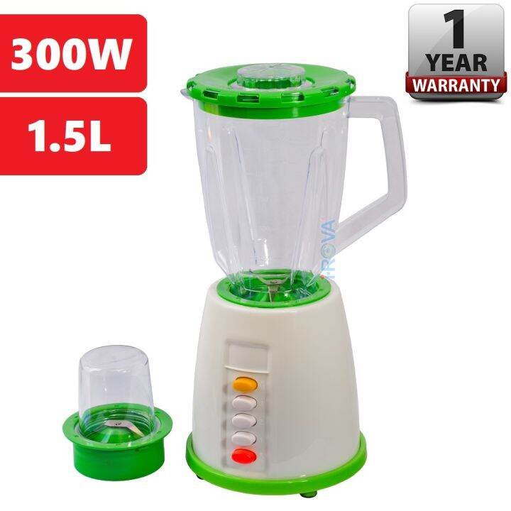 300W 1.5L Juice Blender Machine with Dry Mill / Chopper Blender / Juice