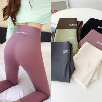 กางเกงโยคะเอวสูงเต็มความยาว Leggings แข็งกระชับสัดส่วนกีฬาถุงน่องผู้หญิงก้นยก Leggings ออกกำลังกายกำมะหยี่อบอุ่น Leggin...