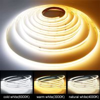 【LZ】 Linear Dimmable 24V 12V COB LED Strip Lights 8mm 320LEDs/M Flexible LED Tape Ribbon for Room Decor 3000K 4000K 6000K 1M 5M 10M