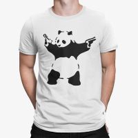 Banksy Panda Men เสื้อยืด Urban Artist กราฟฟิตี