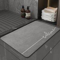 Super Absorbent Bath Mat Non-slip Bathtub Side Area Rugs Modern Simple Welcome Doormat Soft Toilet Car Bathroom Accessories