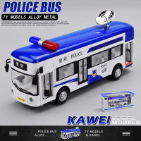 Bus Police Car Bus Toy Car Model Simulation Alloy Car Model Children Toy Car Boy Car