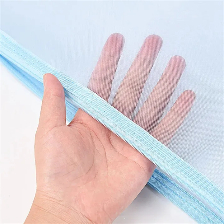 zipper-test-paper-bag-puzzle-storage-bag-nylon-mesh-file-bag-a5-test-paper-information-bag-a4-transparent-zipper-bag