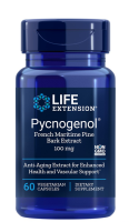 Life Extension Pycnogenol® French Maritime Pine Bark Extract / 100 mg / 60 Vegetarian Capsules