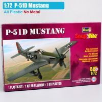 1:100 Revell Snap Tite F16การต่อสู้เหยี่ยว P-51 Mustang Spitfire A-10เครื่องบินรบสายฟ้าของเล่นโมเดลเครื่องบินคริสตัล