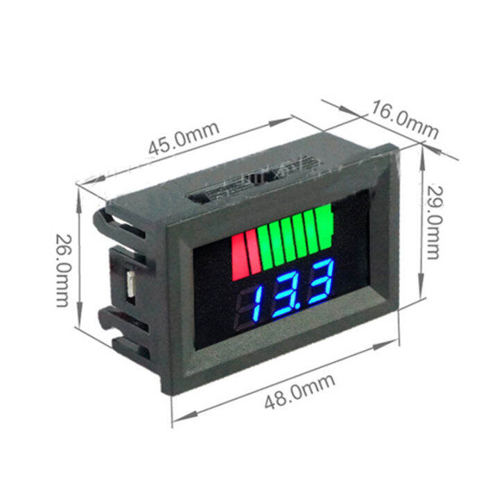 Electric Vehicle Fuel Gauge Lithium Battery Fuel Gauge 12V 24V 36V 48V