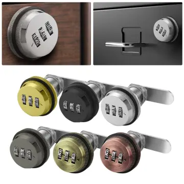4pcs Zinc Code Combination Cam Lock Keyless Mail Box Cabinet