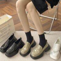 【Ready Stock】 ஐ♀ C40 Thick Sole Mary Jane Fashion Small Leather Shoe Outdoor Wear Comfortable Doll Shoes