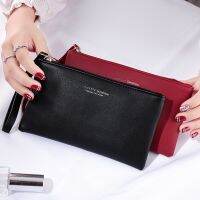 2023 Fashion Women Leather Purse Wristband Long Zipper Wallet Coin Purses Clutch Wallet Female Money Card Holder Ladies Handbag