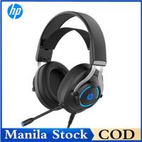 【Undine earphone】HP หูฟังเสมือนจริง7.1 H360G,หูฟังเกมหูฟังสำหรับเล่นเกม Usb2.0รอบทิศทางพร้อมไมโครโฟน