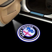 HD Car Door Projection Lamp Emblem Welcome Light For Alfa Romeo Giulia Svio ​Giulietta Mito 159 Interior Accessories