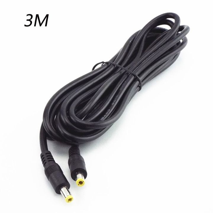 12v-dc-power-cable-male-to-male-connector-5-5mm-x2-5mm-plug-cord-adapter-extension-wire-for-pc-laptop-power-supply-0-5m-1-5m-3m-wires-leads-adapters