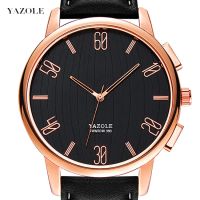 YAZOLE393 fashion leisure men watch quartz is a dial steel belt manufacturer wholesale mens