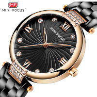 MINI FOCUS Fashion Luxury Watch For Women 2020 Waterproof Exquisite Rhinestone Stainless Steel Strap Roman Gift for Women New