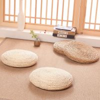 [COD] elastic cushion round stool solid kneeling cattail grass carpet chair indoor futon cross-legged group
