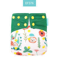 Happy Flute Onesize AI2 Pocket Cloth Diaper With Bamboo Cotton Insert Eco-Friendly Reusable Washable Waterproof Nappy