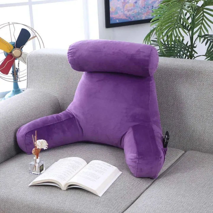 Backrest Pillow Bed Cushion Support Reading Back Rest Arms Chair Sofa Office Lazada Ph Backrest Pillow Bed Cushion Support, Pillow With Back And Arms