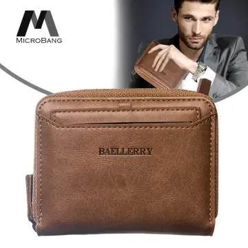 MEN'S QUALITY GENUINE BLACK Leather Wallet Credit Card Holder Coin Pouch  Purse £99.99 - PicClick UK