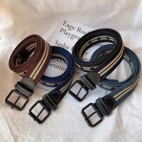 Canvas belt decoration han edition jeans from punched the young male student ins wind belt fashion personality