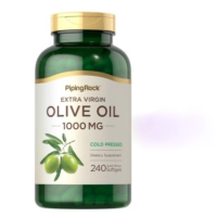 PipingRock  Olive Oil 1000mg 100% Cold Pressed 240 softgels